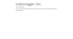 Desktop Screenshot of ladyswagger.com