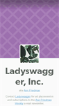 Mobile Screenshot of ladyswagger.com